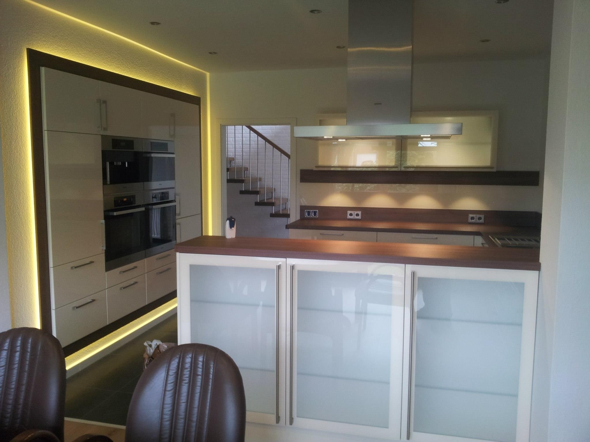 Perfekt integrierte Wohnküche 